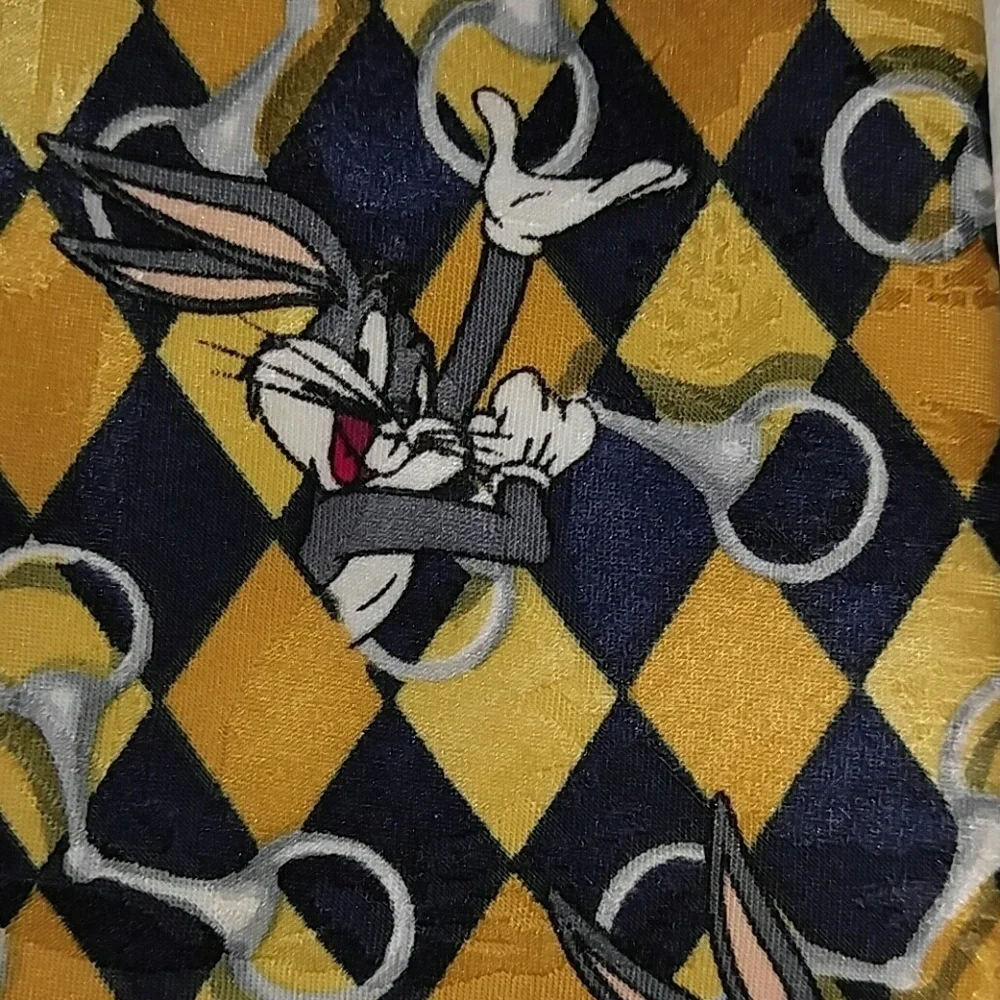 Vintage Bugs Bunny Looney Tunes Mania Tie 56